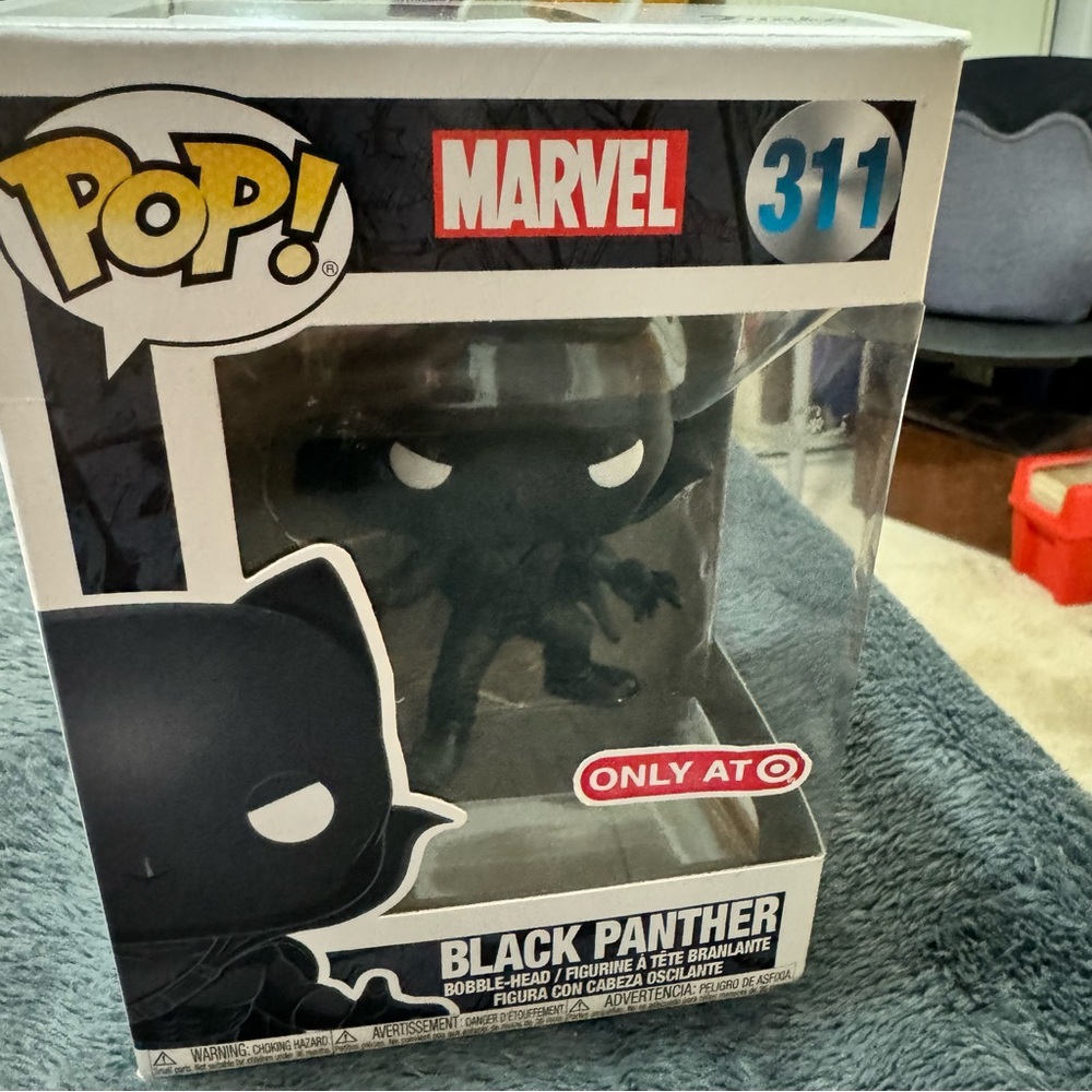 POP. NIB. BLACK PANTHER #311. Funko Target Exclusive Retro. Unopened